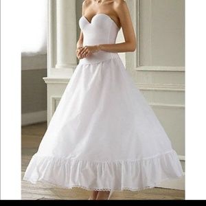 David's Bridal ball gown slip